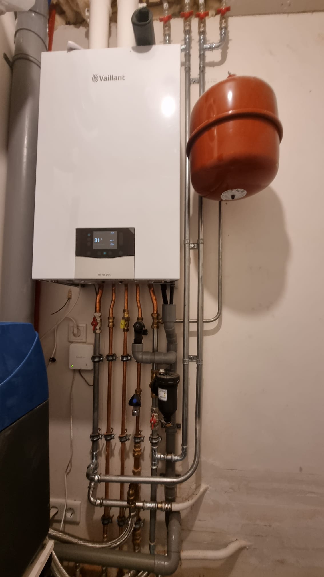 Vaillant CV ketel gasaansluiting