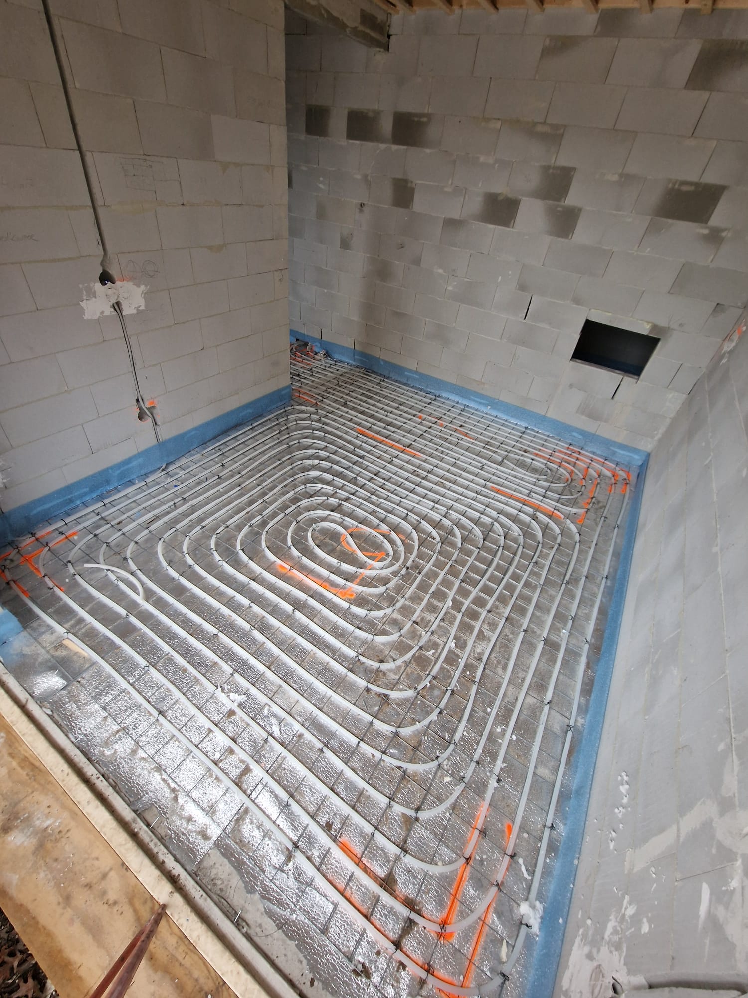 Vloerverwarming badkamer